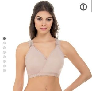 Shaper bra with back support